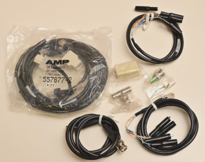 Telecom Test Cables Vintage 1990s POTS Ethernet Token Ring AMP 4ft 557877-2