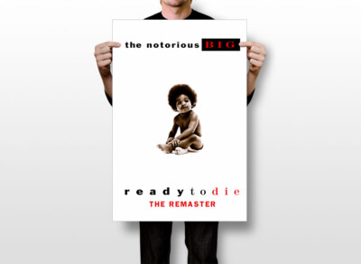 Notorious B.i.g. Biggie Smalls Ready to Die Rap Album Singer Wall 