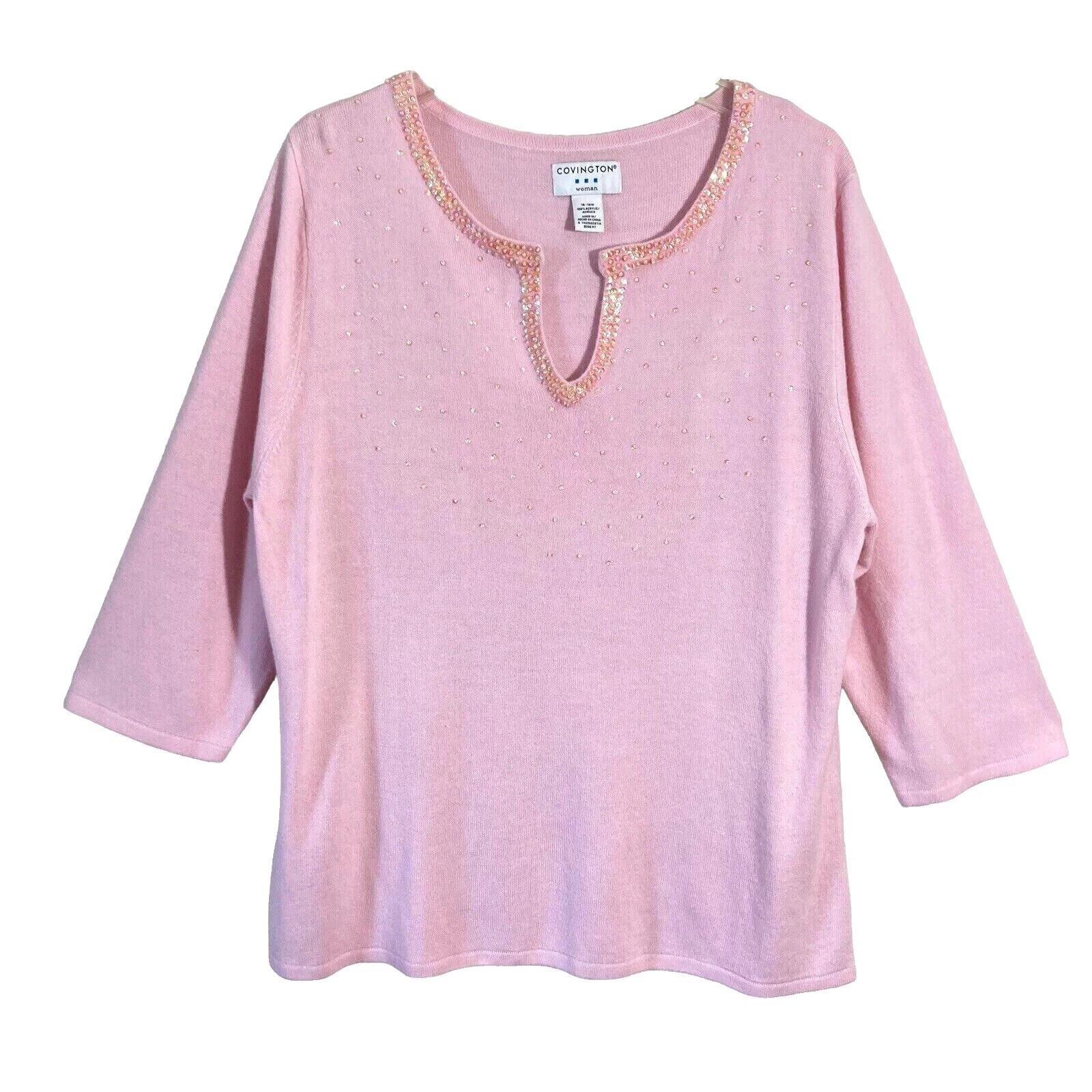 Covington Acrylic Plus Size Sweaters for Women