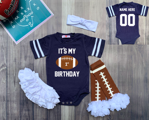 first birthday football outfit