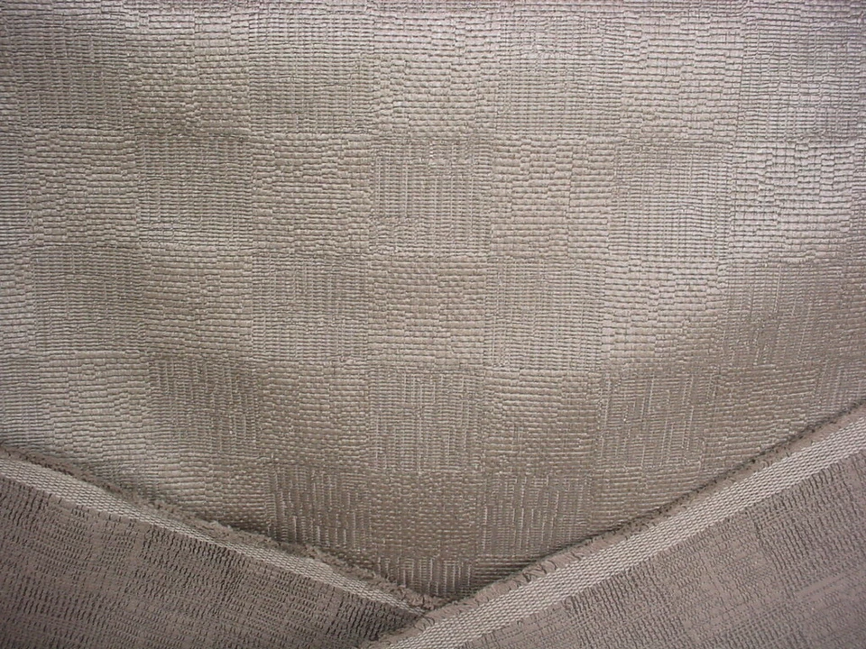 Tela de tapicería a cuadros con textura gris pyro Kravet Couture 34604 2-1/2 años Foto 4 de 4