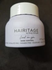 Hairitage by Mindy McKnight Fixed On You Edge Control Gel 4oz- Vegan- READ DESC