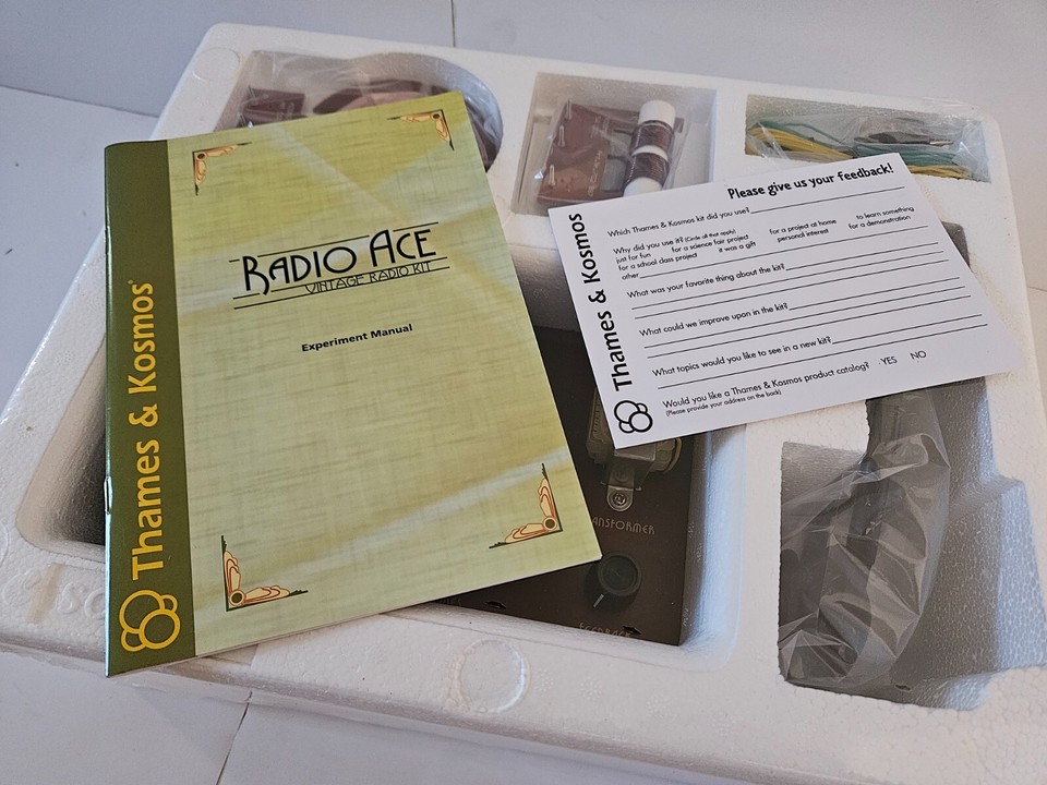 Radio Ace Vintage Radio Kit Thames & Kosmos Brand New Unopened eBay