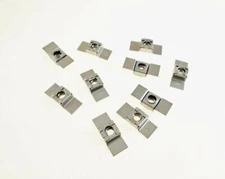 10 Pack 3/8-24 (Fine Thread) Floating Cage Nut - Weldable Stamping    NR 3824