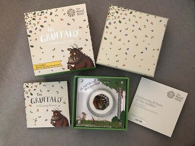 THE ROYAL MINT - The Gruffalo 2019 UK 50p Silbermünze PP mit COA & Box