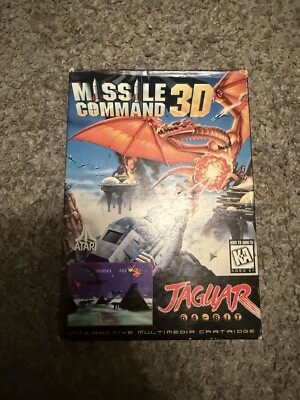 Atari Jaguar Missile Command 3D Videospiel - komplett mit Handbuch