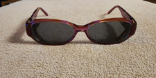 Jessica McClintock CV JMC534 Plum Striped Sunglasses 51-32-125 Eyeglass Frame