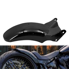Rear Motorcycle Short Fender w/ LED Light Fit For Harley Softail Fat Boy 18-24