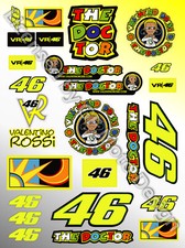 Vale Rossi The Doctor decals sheet 25 stickers MotoGP Yamaha M1