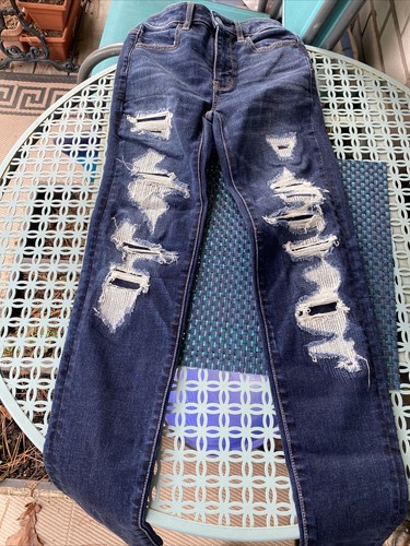 Compre jeans americanos para mujer águila talla 00 jeggins súper hi-rise  super stretch NWT online en Ecuador. 403347904407
