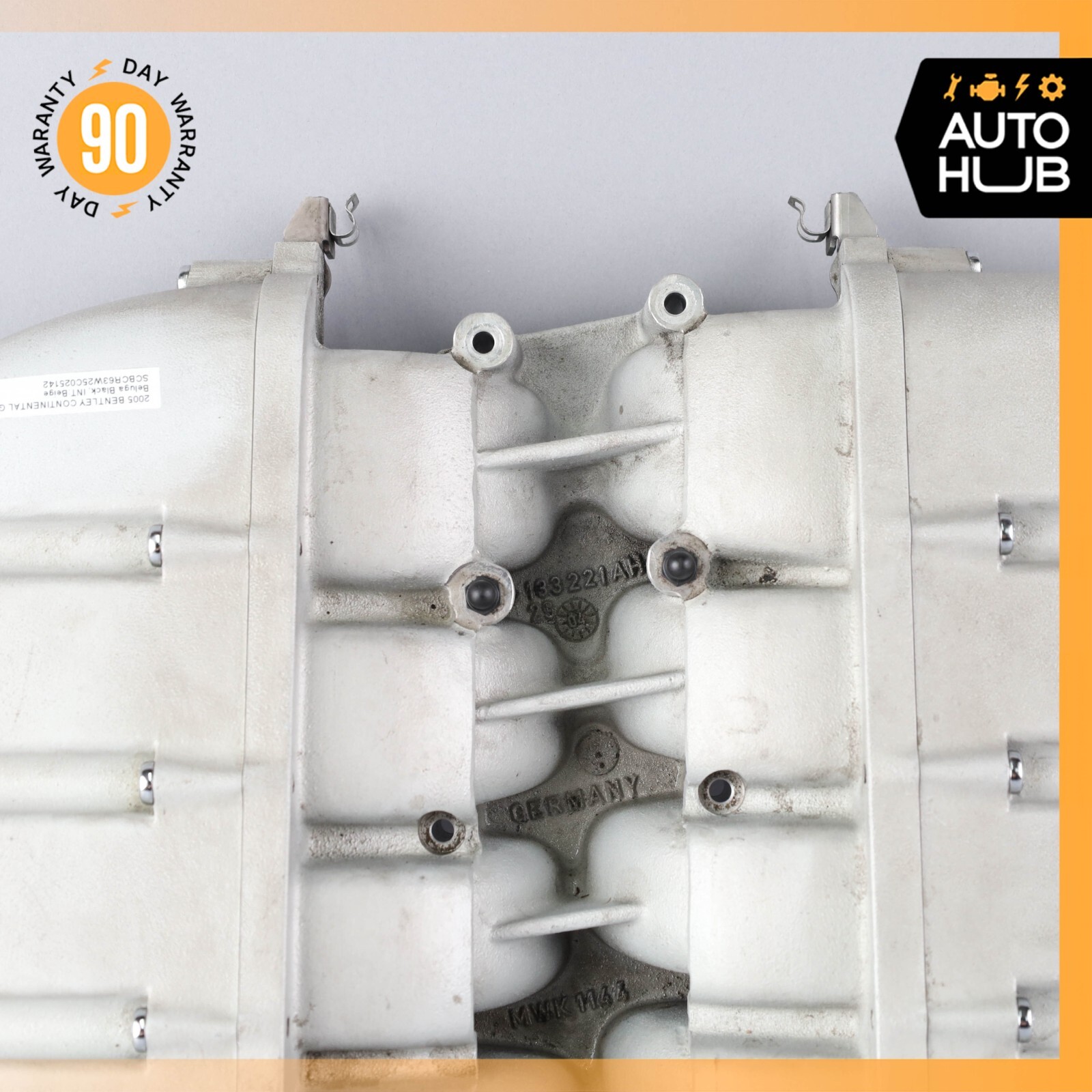 03-15 Bentley Continental GT GTC 6.0L Engine Motor Air Intake Manifold OEM 81k