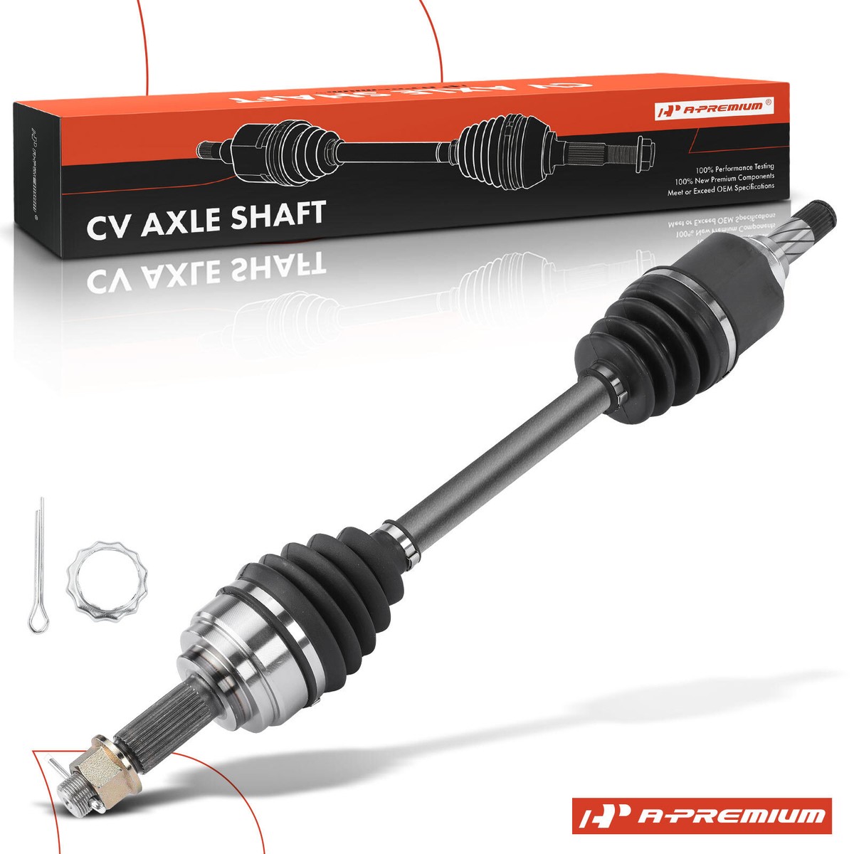 A-Premium Front Driver Side CV Axle Assembly for Nissan Sentra