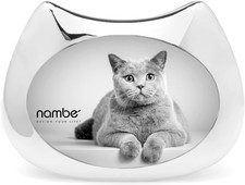 Pet Collection Feline Motif Cat Picture Frame Holds 3 by 5 Inch Photographs - Si