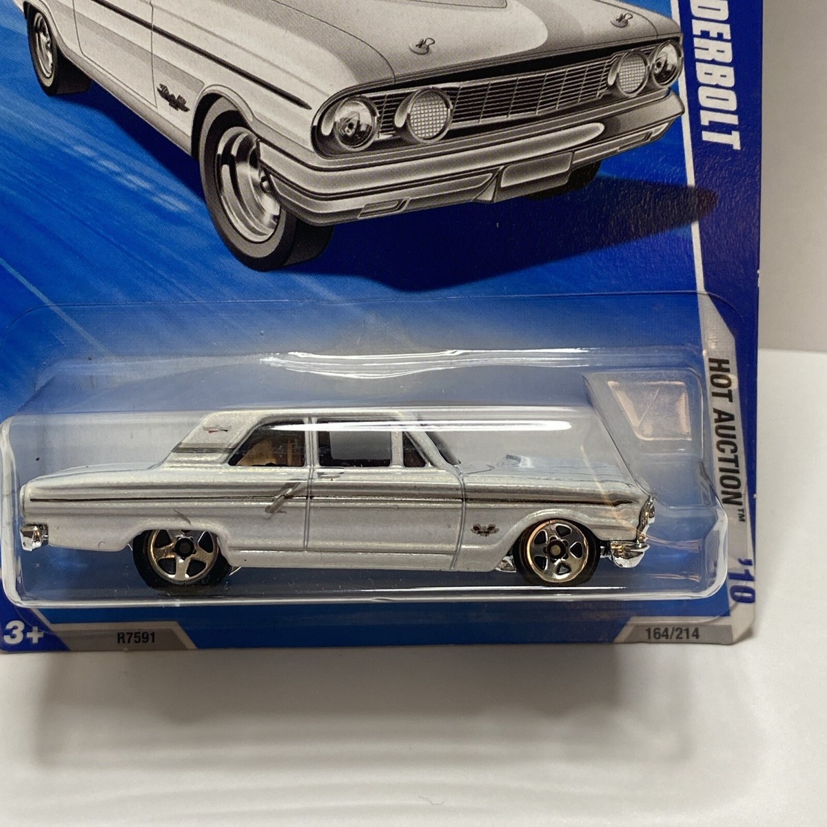 Hot Wheels Hot Auction '10 08/10 Ford Thunderbolt 166/240 White | eBay