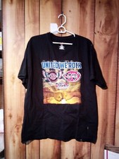 Vintage STYX REO United We Rock Tour 2017 Size XL Black T-Shirt Used