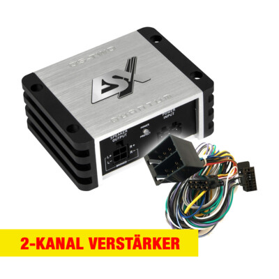 ESX Endstufe/Verstärker für Ford Focus 4 ab 2018 / Plug & Play