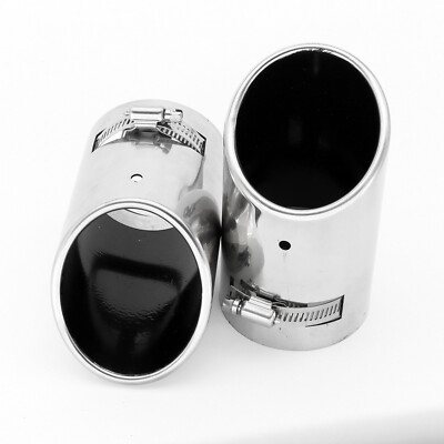 Universal Auspuffblende Edelstahl Chrom - Endrohr Bis 52mm Für Fast Alle Autos