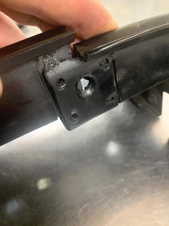 Asiento trasero Kawasaki ZG1000 ZG 1000 Concours 92 1992 carenado capó negro bonito Foto 2 de 4