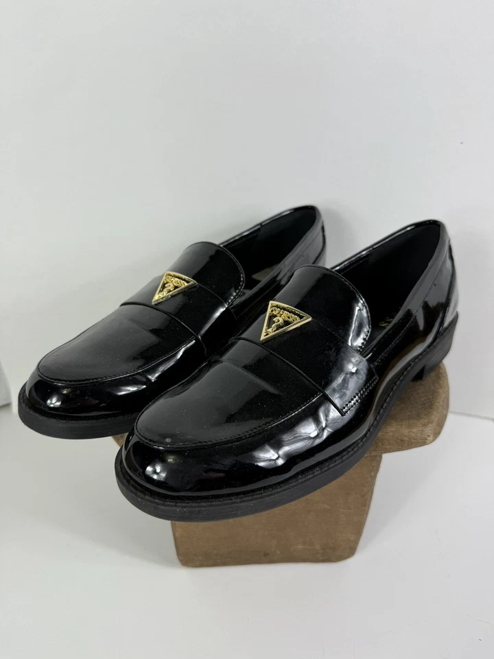 Женские мокасины GUESS размер 9,5 черные массивные каблуки - Изображение 2 из 4