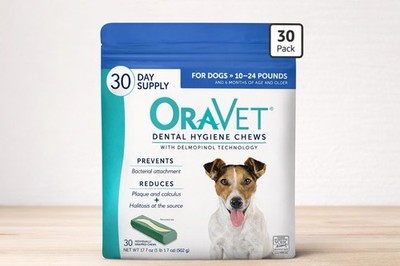 OraVet Dental Hygiene Chews for Small Dogs 30 Count