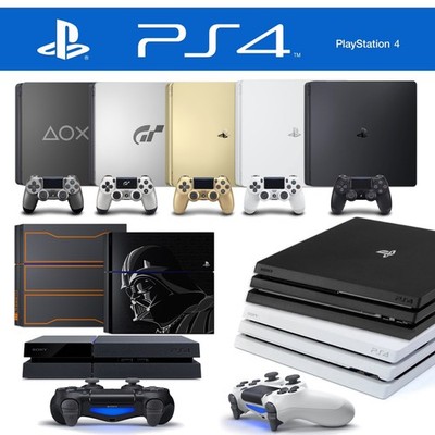 Sony PlayStation 4 PS4 Konsole Pro Slim Schwarz Auswahl ORIGINAL Controller   