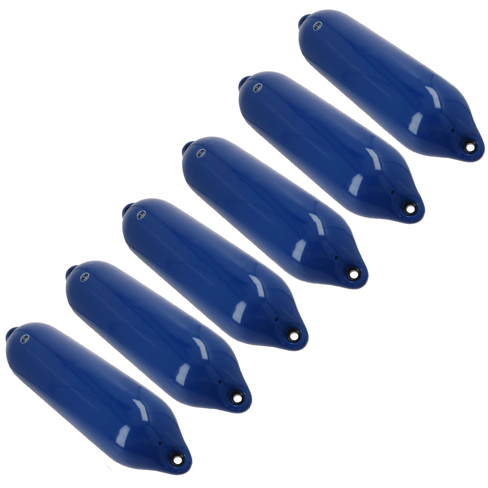 Boat Fender Blue Anchor Marine 6pk 20cm x 80cm Yacht Bumper Mooring Buoy