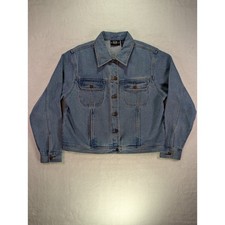 Bill Blass Jeanswear Jean Jacket Size Large 100 Cotton Vintage