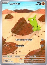 Larvitar Holo Illustration Rare SV03: Obsidian Flames 203/197 NM on eBay