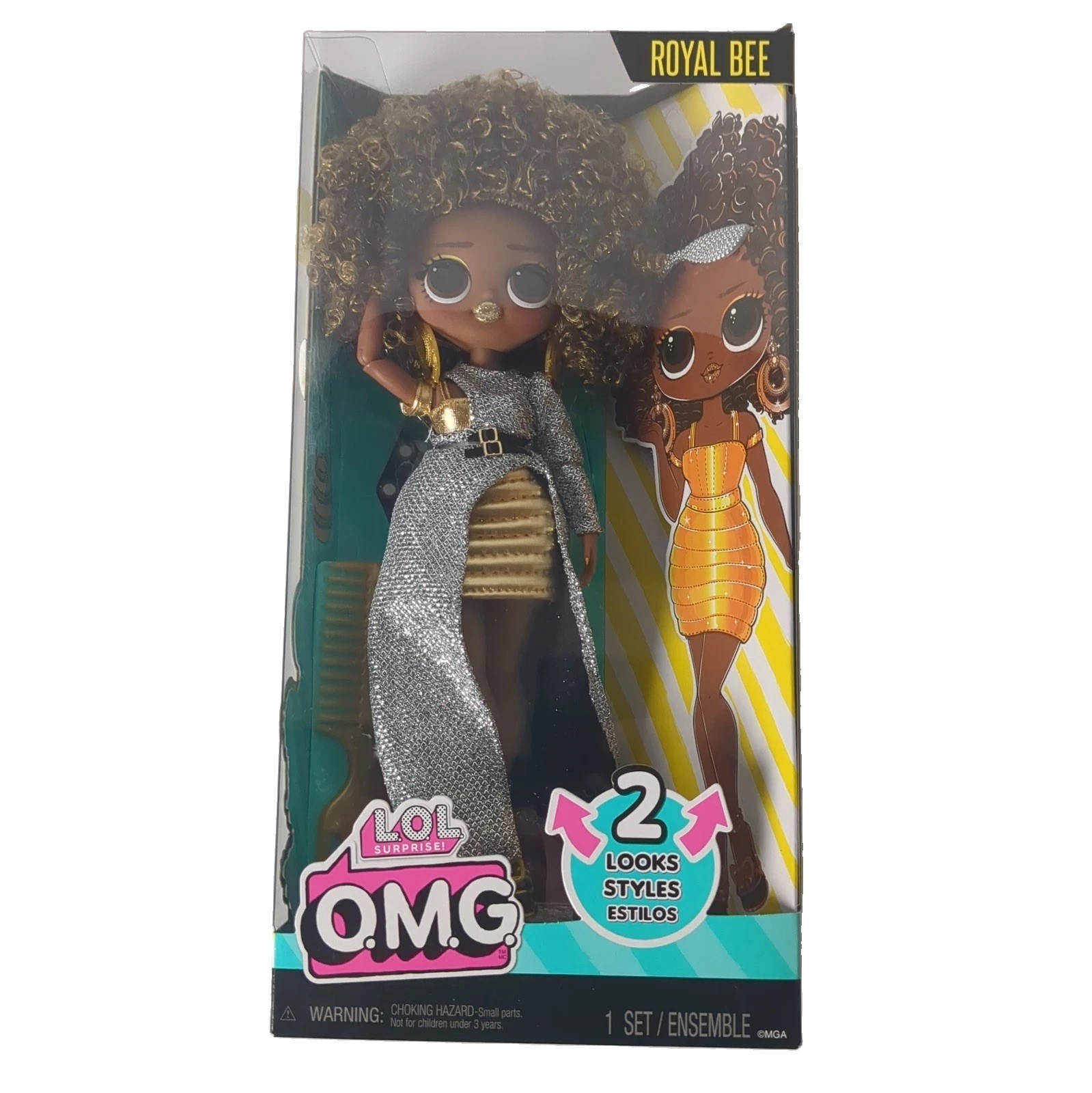 Детская кукла L.O.L. Surprise OMG Royal Bee Fashion Doll 2 Styles MGA 2023 Girls Toy — фото 2