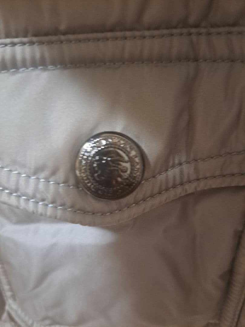BURBERRY BLACK LABEL Down Jacket Size M Silver Gray From Japan thumbnail 5