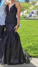 Black Amara Mermaid Style Prom Dress Size 2 New