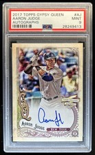 2017 Topps Gypsy Queen Aaron Judge Auto RC Rookie #GQA-AJ Yankees PSA 9