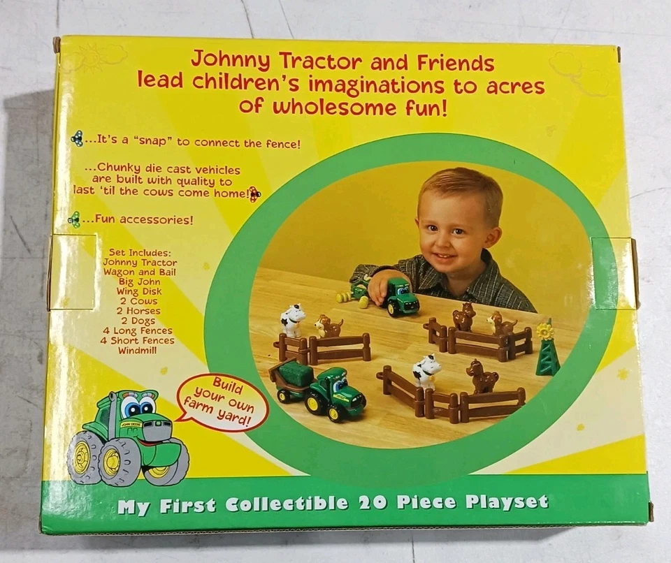 John Deere My First Collectible 20pc Playset ERTL/RC2 - Sealed New 3+ - Image 2 of 2