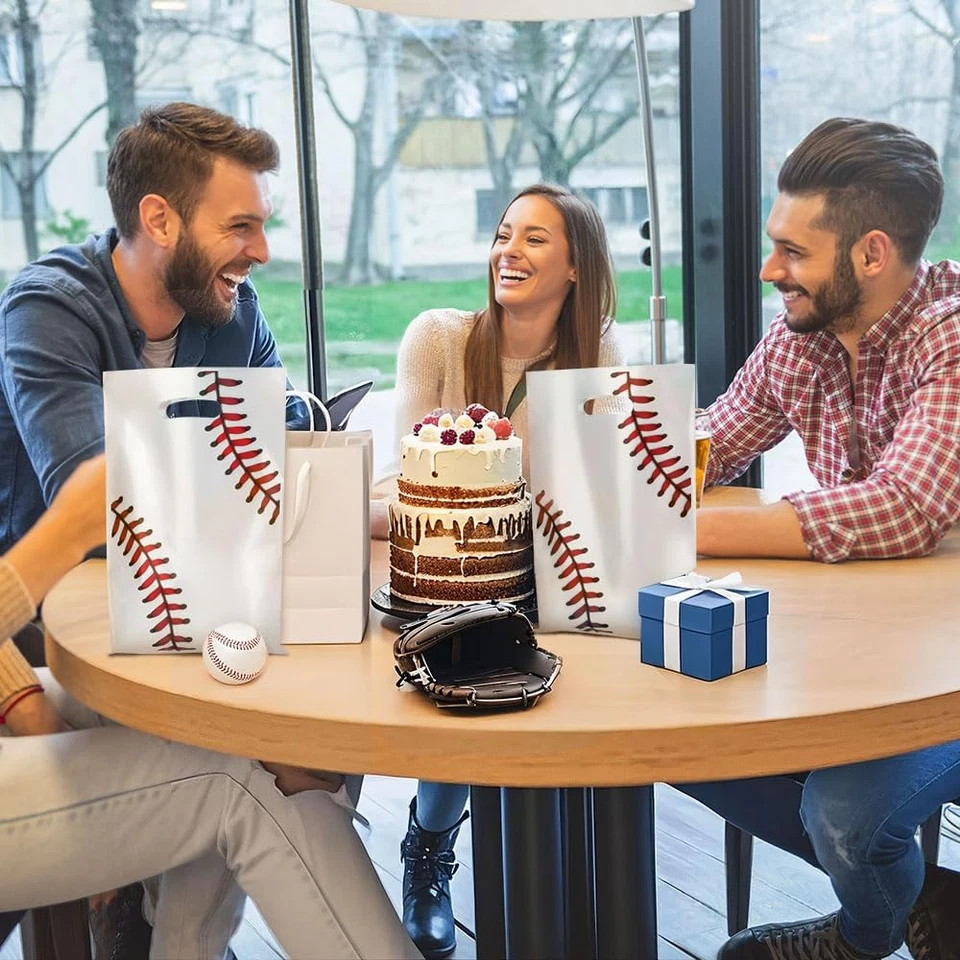 50 PIEZAS Bolsas de Béisbol Fiesta Favor, Regalo de Béisbol Snack Golosina Galleta Goody Foto 3 de 4