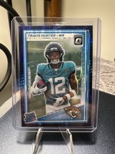2025 Panini Donruss Optic Rated Rookie Travis Hunter #201 Purple Shock Prizm(RC)