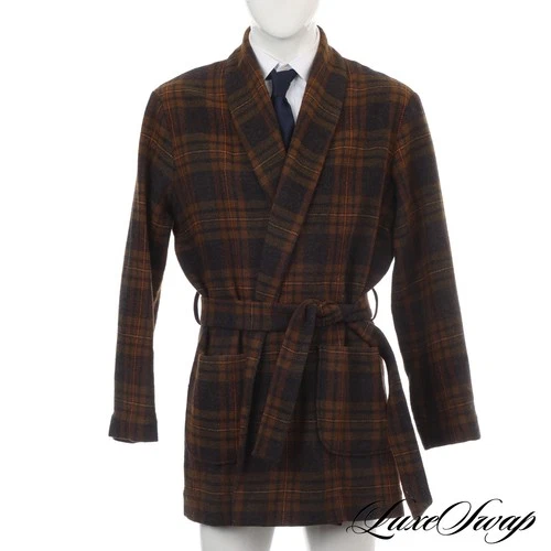 De Bonne Facture - Horseblanket Tweed Belted Coat