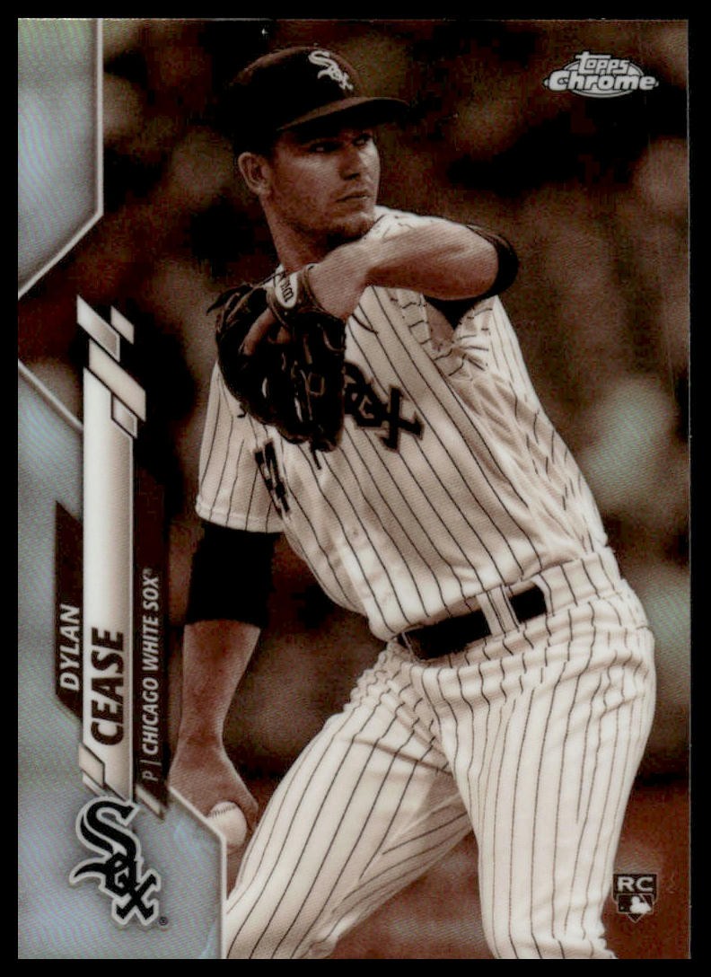 2020 Topps Chrome #43 Dylan Cease Rookie Sepia Refractor Chicago White Sox