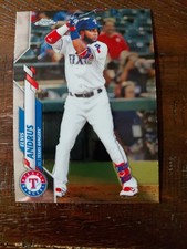 2020 Topps Chrome #158 Elvis Andrus Texas Rangers Baseball Card