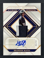 2023 National Treasures Baseball Brandon Mayea Prospect Patch Auto /25 Yankees
