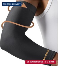 360 Full Compression Copper Arm Sleeves for Men Women, Ultra Breathable A
