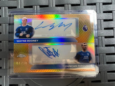 2025-26 Topps Chrome Premier League - Dual Autographs Duncan Ferguson, Wayne...