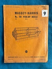 Massey Harris 701 Baler Pick Up Reels Parts List 634 928 M3  1952