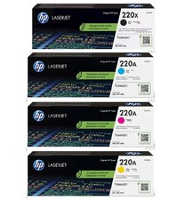 Image of HP 220A/220X Toner Cartridge Colour LaserJet Pro 4202dn 4202dw MFP 4302dw LOT