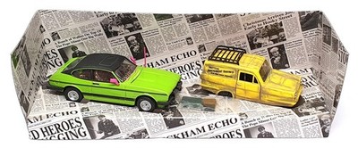 Corgi 1/36 Scale CC99189 Only Fools & Horses Del Boys Reliant Regal & Ford Capri