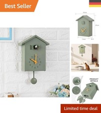 Nostalgische Kuckucksuhr mit Modernem Touch – Pendel und Lautstärke einstellbar