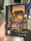 Doom (PlayStation, 1995) PS1 Long Box CIB w/ Reg Card + Internal Art & Protector
