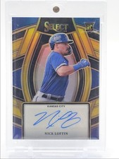 NICK LOFTIN 2024 SELECT ROOKIE SIGNATURE GOLD PRIZM RC AUTO /10 Q5939