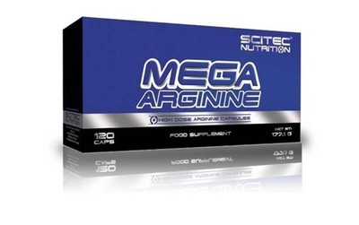 (110,11 EUR/kg) Scitec Nutrition Mega Arginine 120 Kapseln NEU OVP