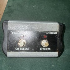 Genuine Fender 2-Button Footswitch: Channel/Chorus On/Of, 1/4" Jack, parts only 