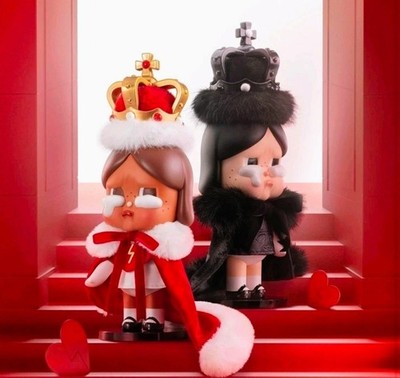 POPMART MEGA CRYBABY 400% The Queen of Broken Heart - New Open Box Confirmed RED